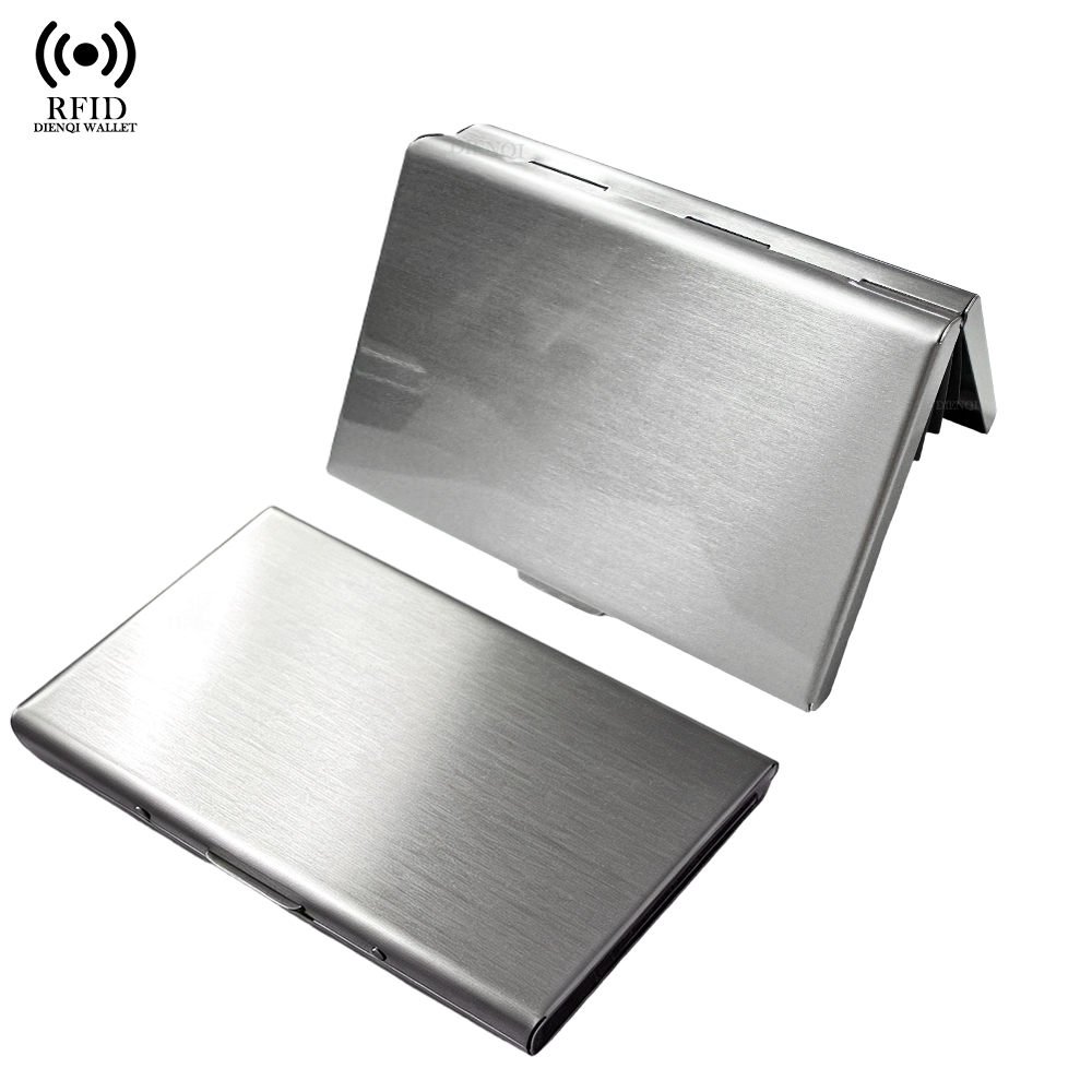 Card Top Loader - Картхолдер RFID из алюминия, металлический, для