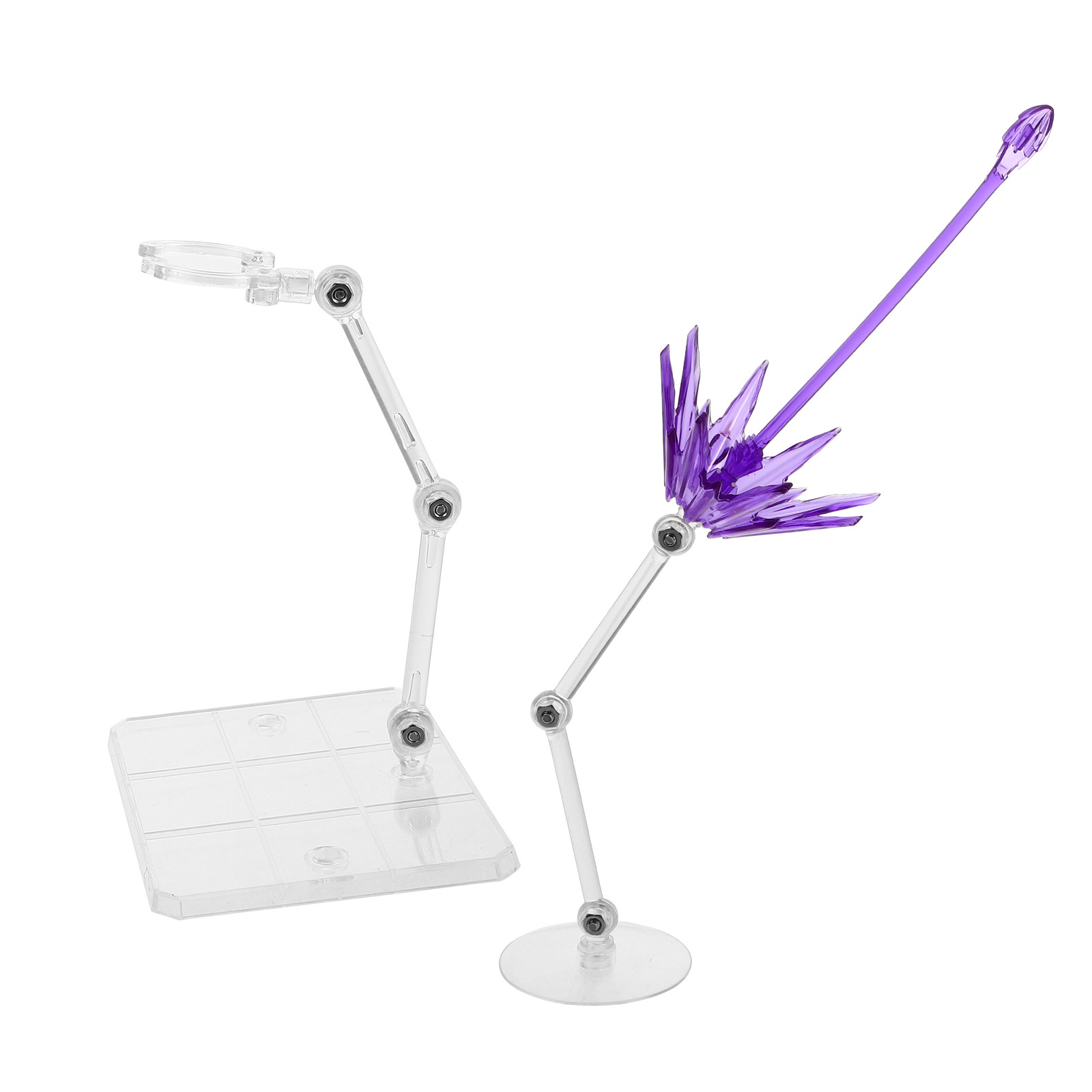 Action Figure Stand - 2 шт. прозрачных подставок для фигурок