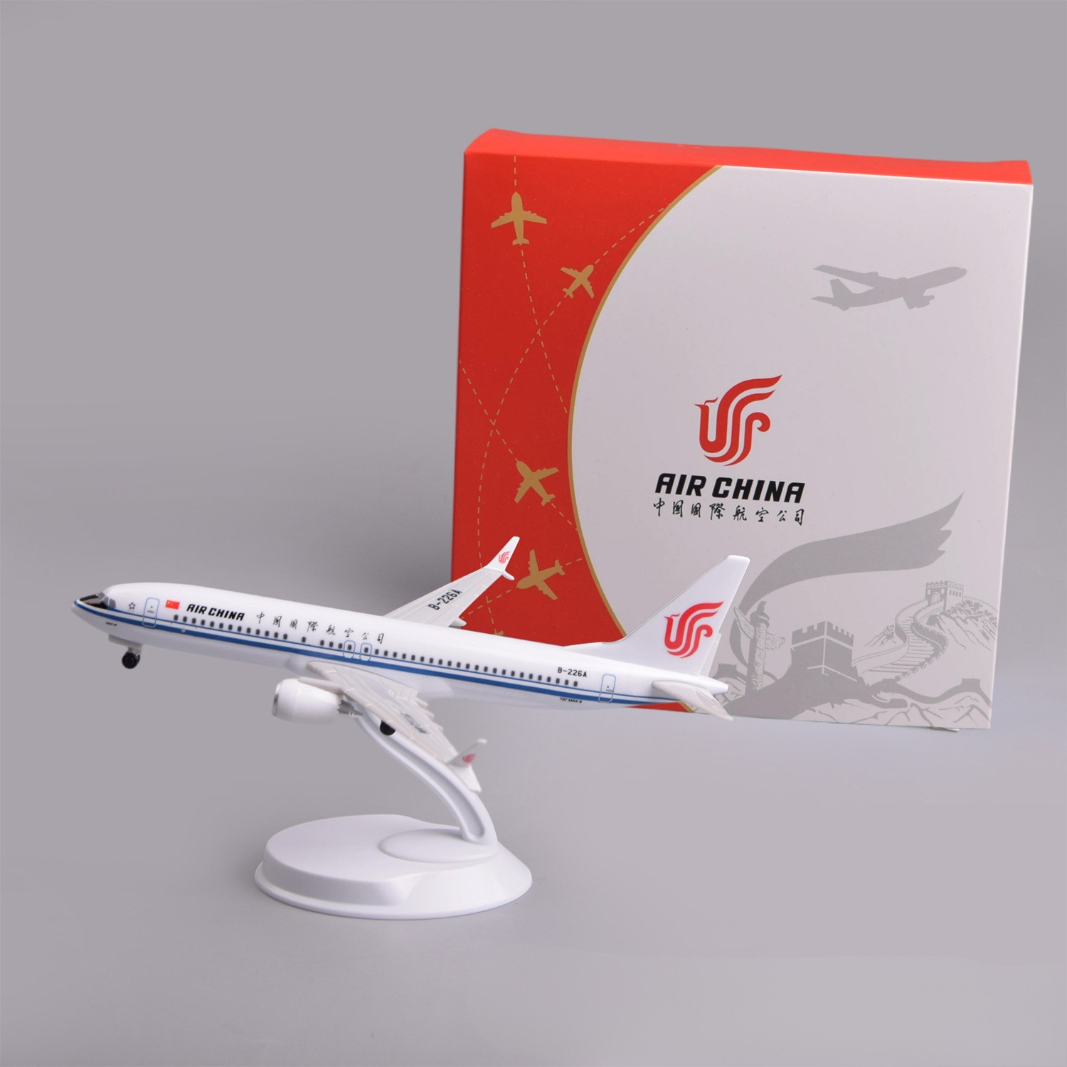 Model Airplane Plastic - 20-сантиметровая пластиковая миниатюрная модель самолета Air